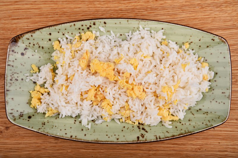 Fried jasmine rice with egg