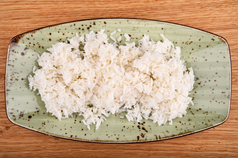Steamed jasmin rice